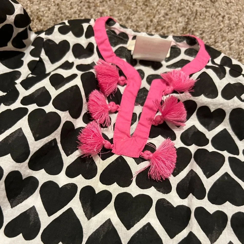 Pottery Barn Kids baby caftan 3-6 NWOT